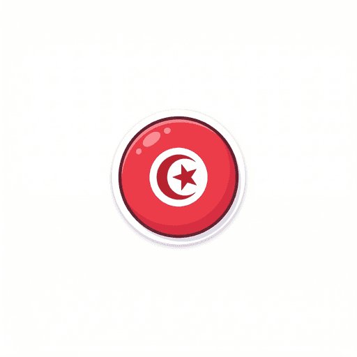 AI generated Tunisia Flag World Cup 2026 sticker