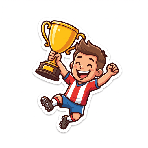AI generated USA Champion World Cup 2026 sticker