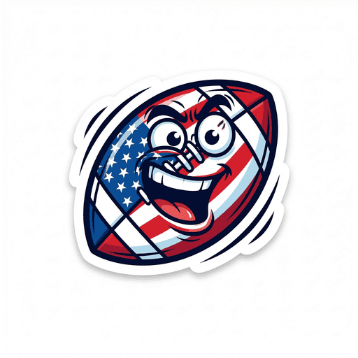 AI generated USA Football World Cup 2026 sticker