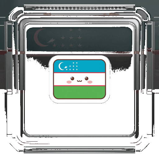 AI generated Uzbekistan Flag World Cup 2026 sticker